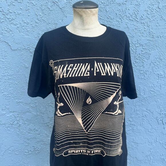 Smashing Pumpkins Tour T shirt Band Tee emo Size large - Picture 1 of 8
